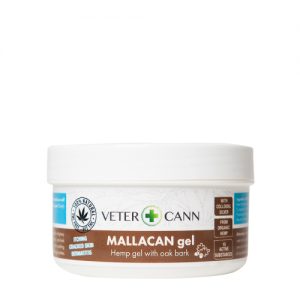 Vetercann MALLACANN gel de cannabis para cuidado de la piel de mascotas perros gatos caballos