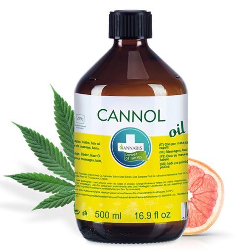 Cannol aceite de cannabis para masaje 500ml