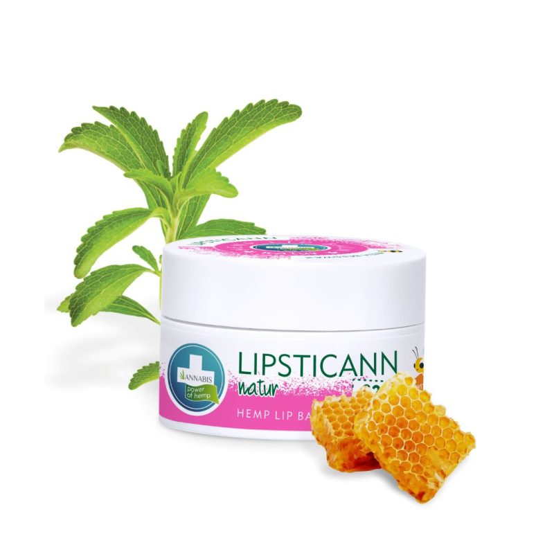 Lipsticann Natur - 100% natural lip balm made from cannabis